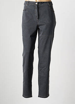Jeans coupe slim stretch gris PAUPORTÉ femme