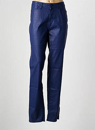 Jeans coupe slim stretch taille normale bleu PAUPORTÉ femme