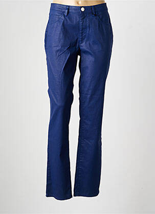 Jeans coupe slim stretch taille normale bleu PAUPORTÉ femme