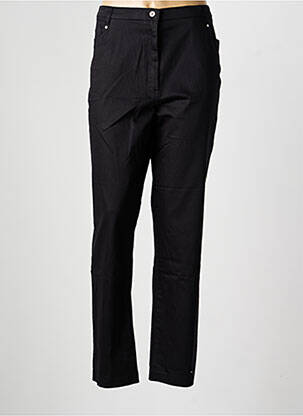 Jeans coupe slim taille normale taille normale noir CHRISTINE LAURE femme
