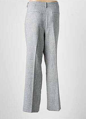 Pantalon chino fermeture zippée sous rabat boutonné taille normale gris OLSEN femme
