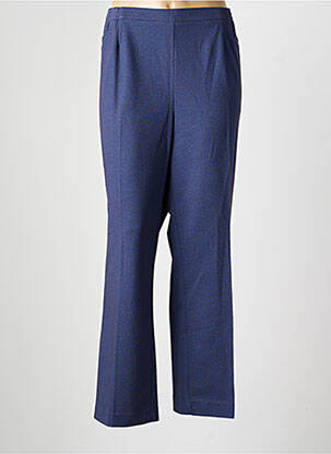 Pantalon droit taille élastique taille normale bleu FINNKARELIA femme