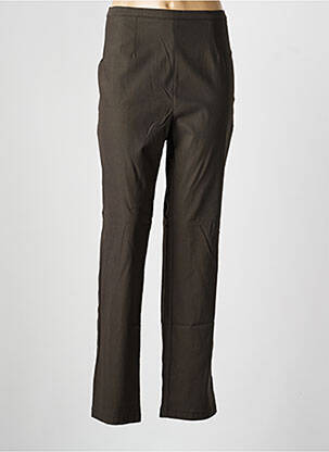 Pantalon slim stretch taille normale vert BS (BEST SELECTION) femme