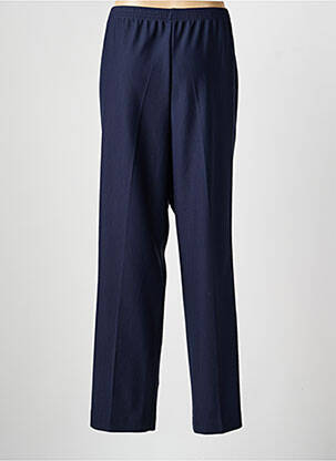 Pantalon droit tissage crêpe taille normale bleu FINNKARELIA femme