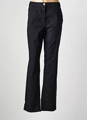 Jeans coupe droite stretch taille normale noir PAUPORTÉ femme