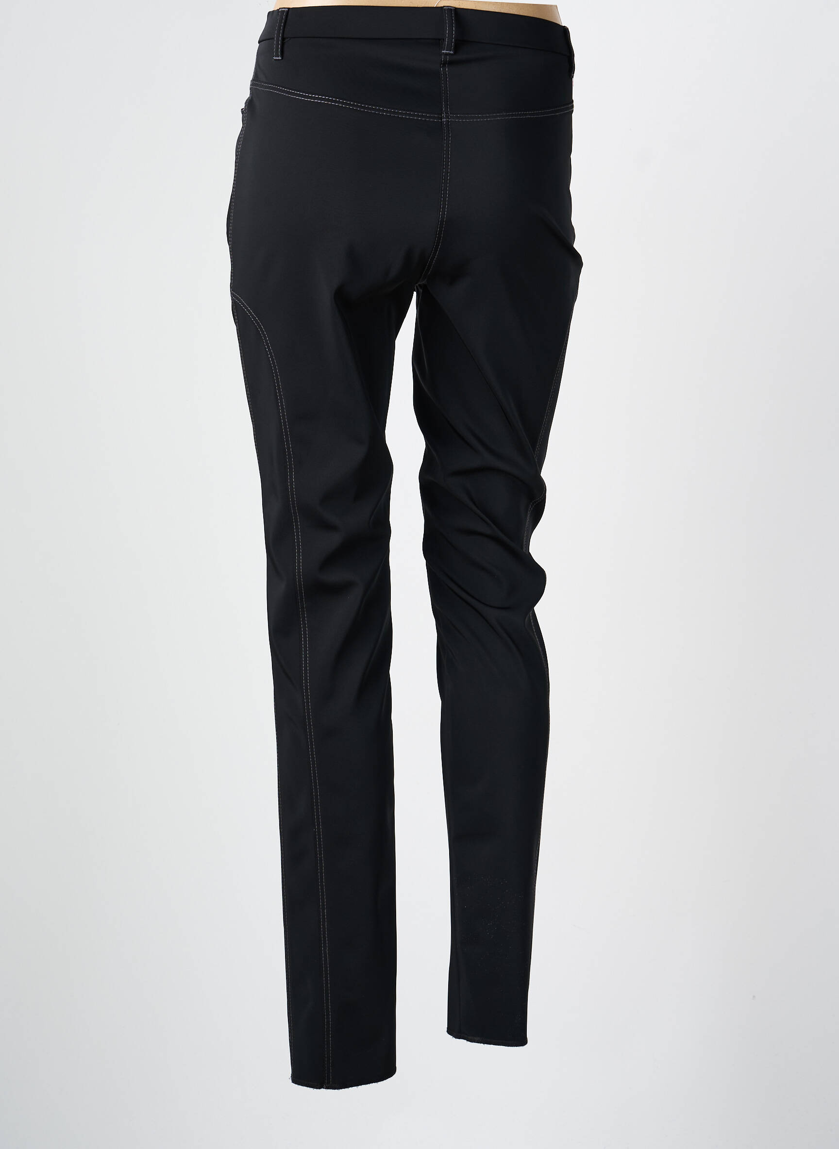 Pantalon slim taille élastique taille normale noir KARTING femme