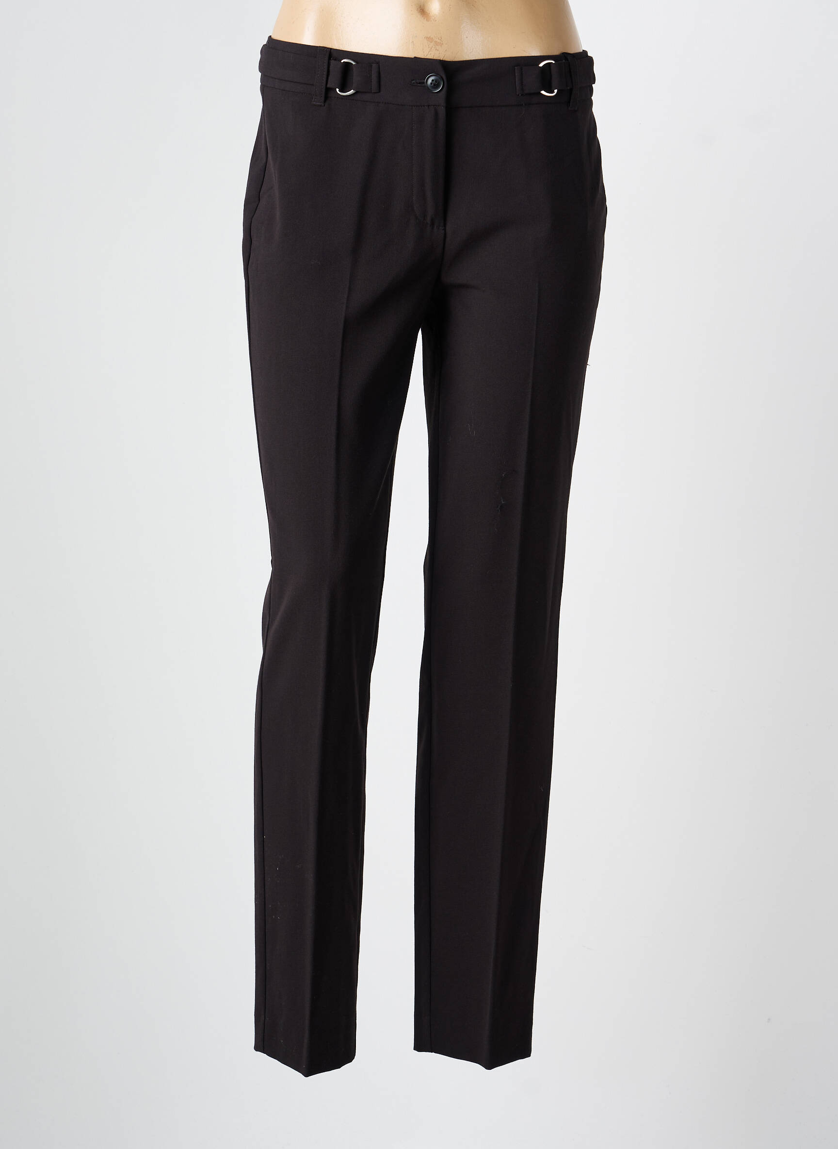 Pantalon slim taille normale taille normale noir OLSEN femme