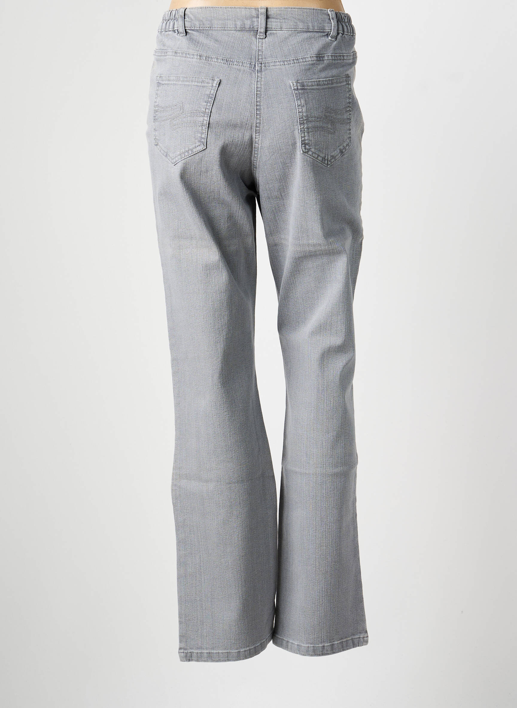 Jeans coupe slim stretch taille normale gris KARTING femme
