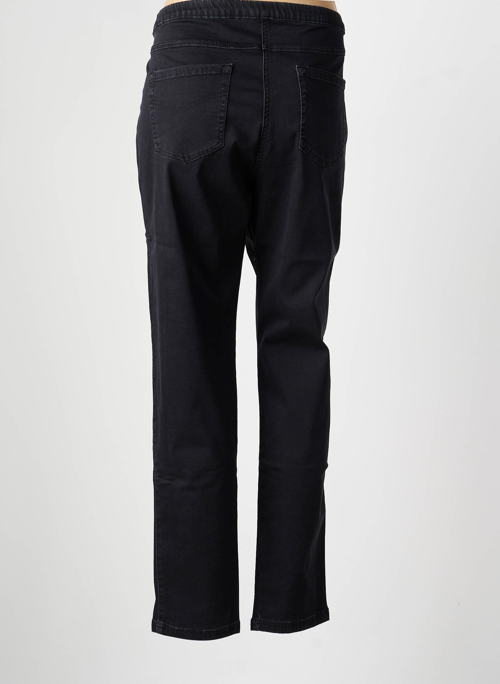Jeans coupe slim stretch taille normale noir PAUPORTÉ femme