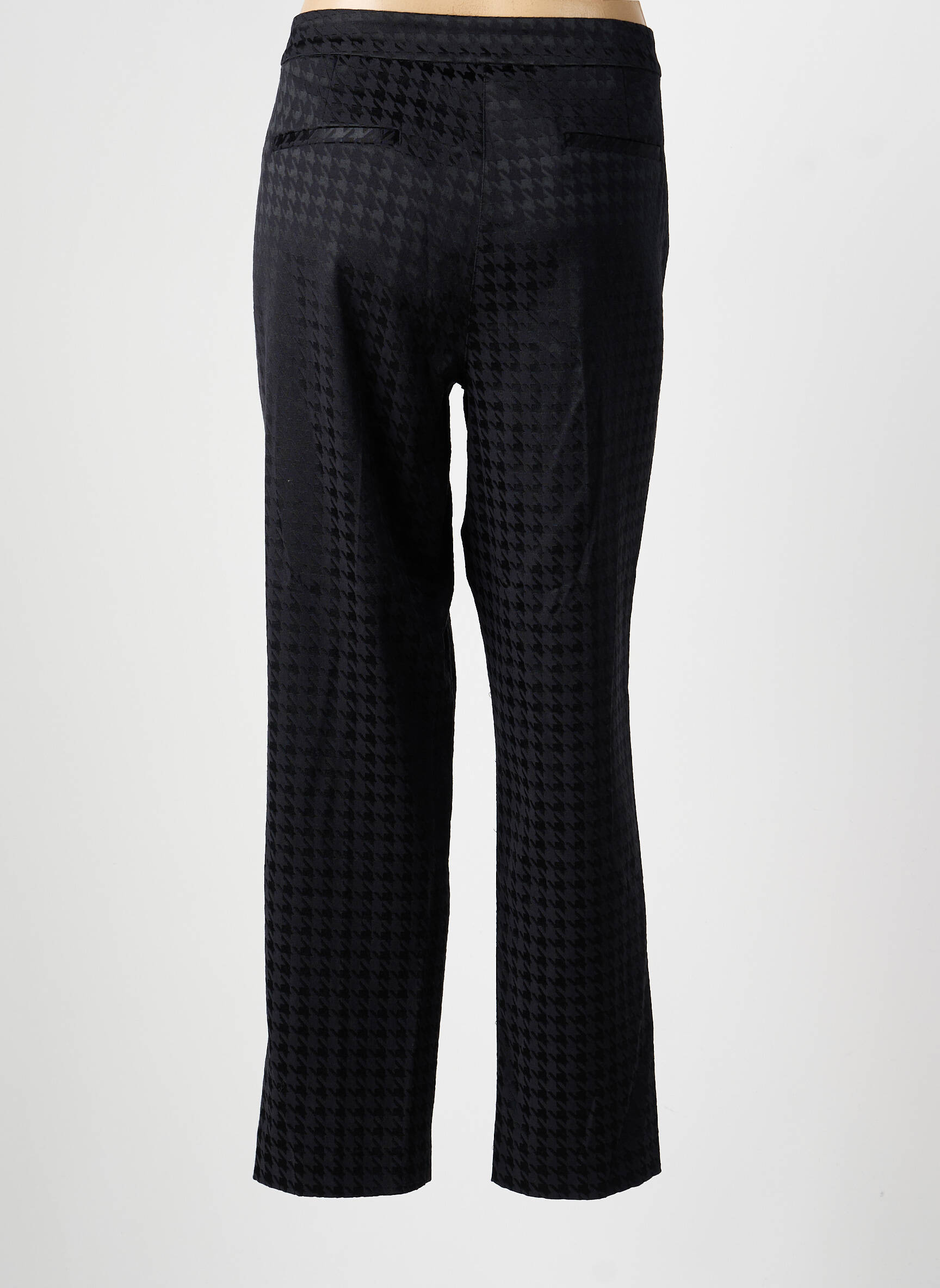 Pantalon droit stretch taille normale noir OLSEN femme