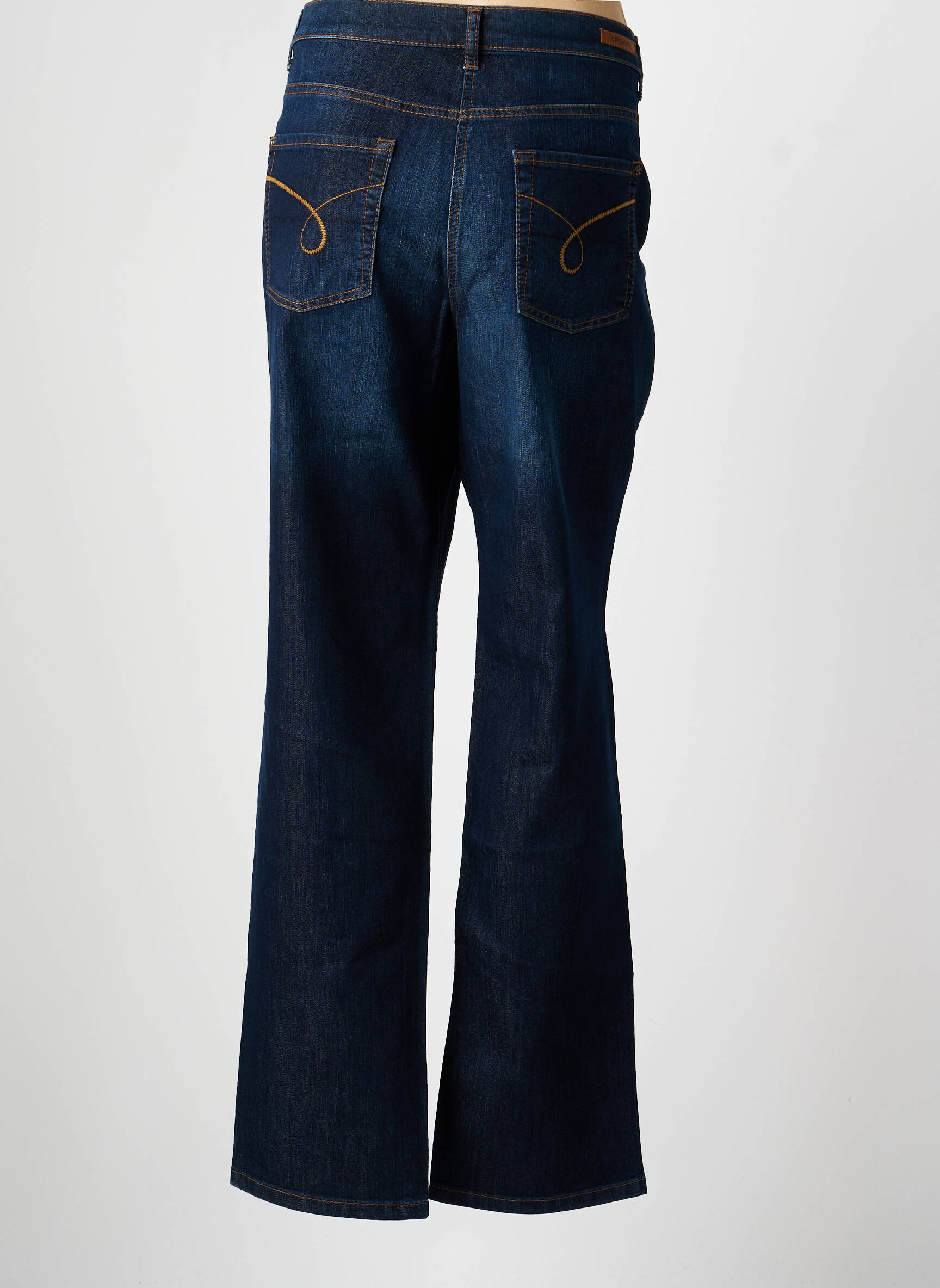 Jeans coupe droite stretch taille normale bleu OLSEN femme