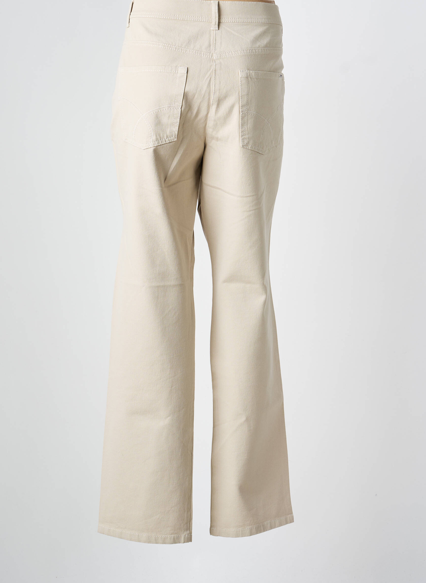 Jeans coupe droite taille normale taille normale beige OLSEN femme