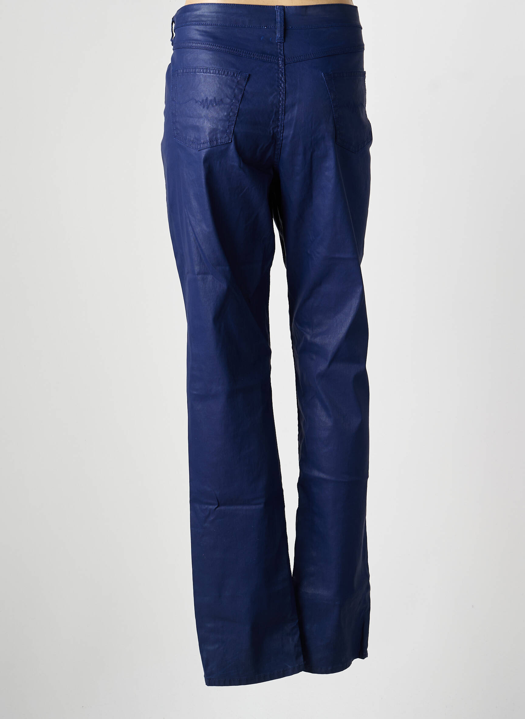 Jeans coupe slim stretch taille normale bleu PAUPORTÉ femme