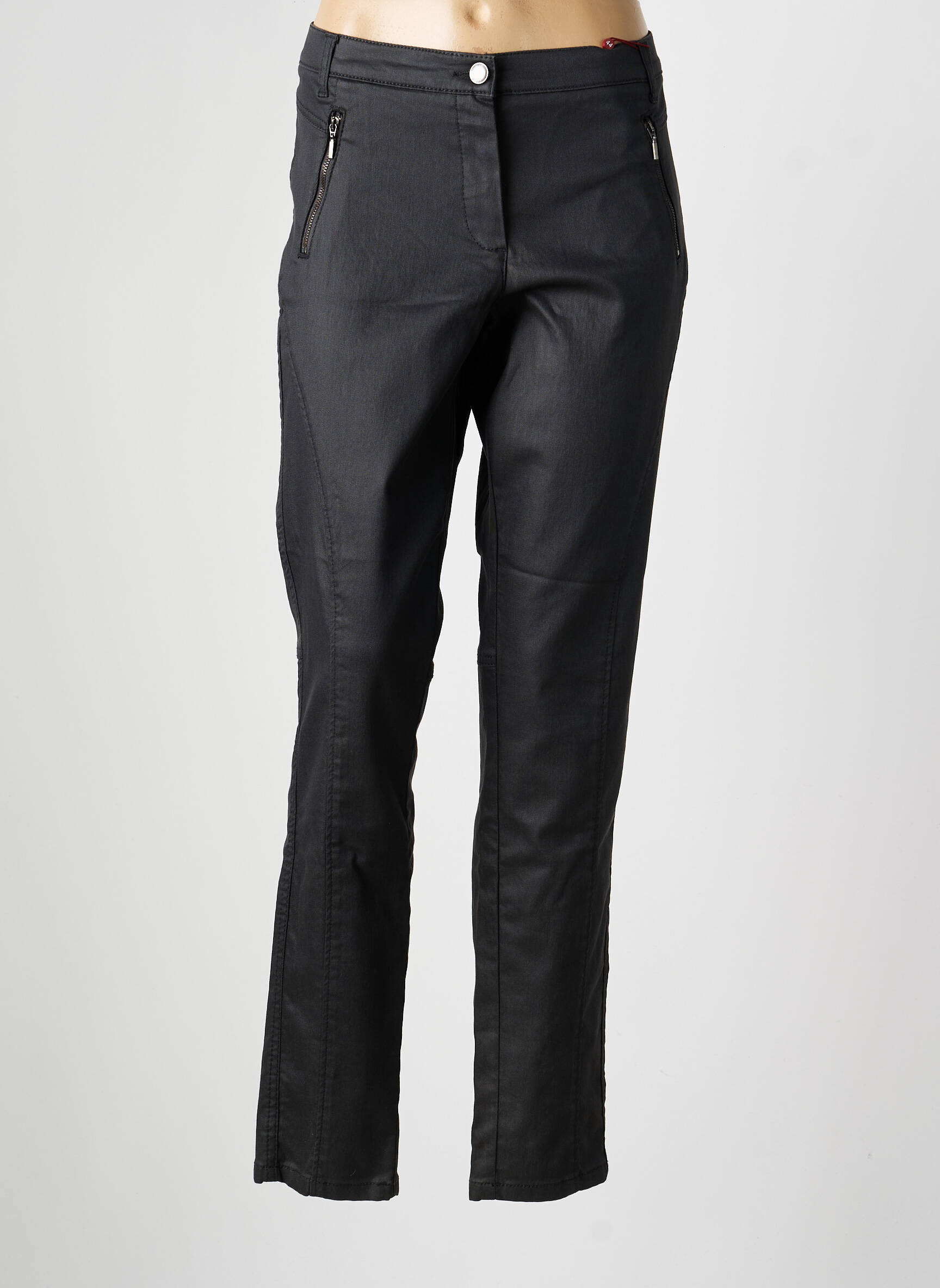 Jeans coupe slim stretch taille normale noir OLSEN femme
