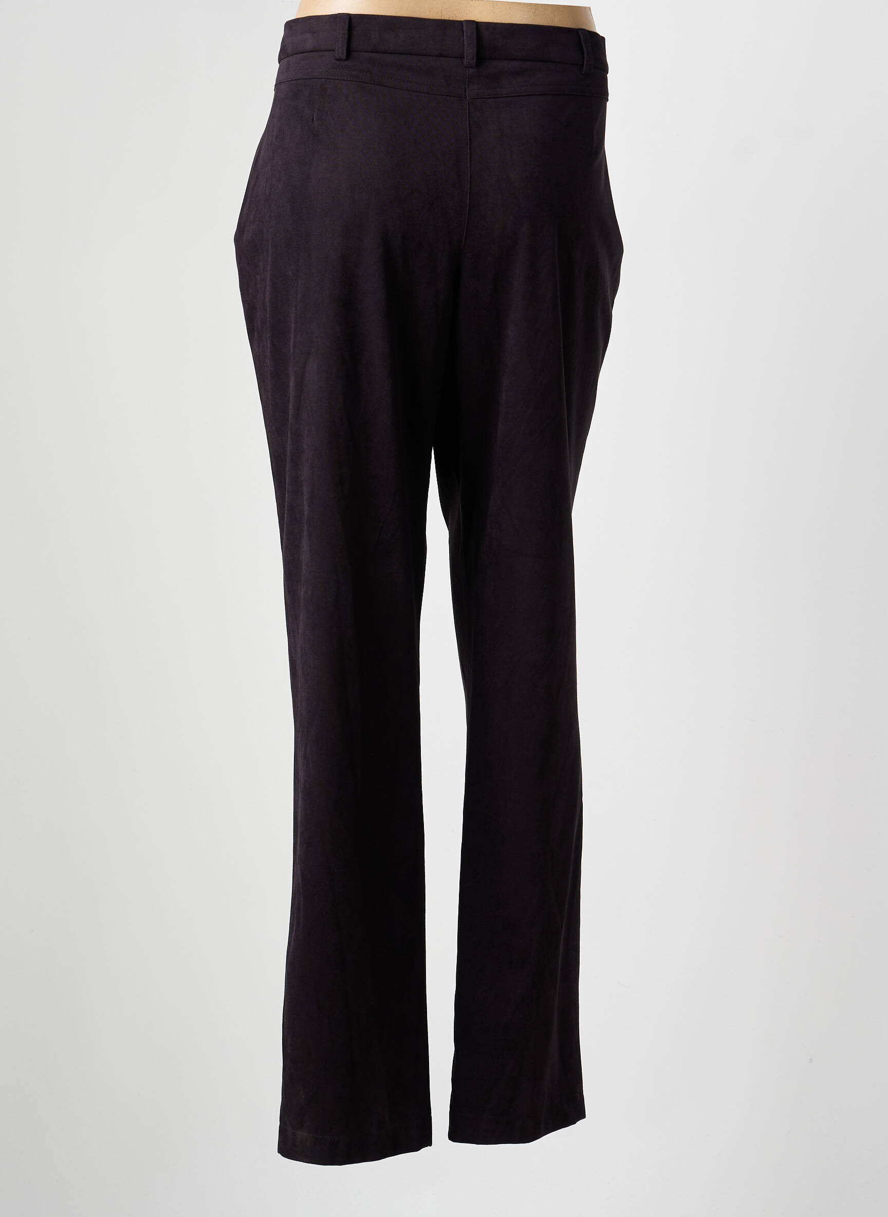 Pantalon slim stretch taille normale noir CHRISTINE LAURE femme