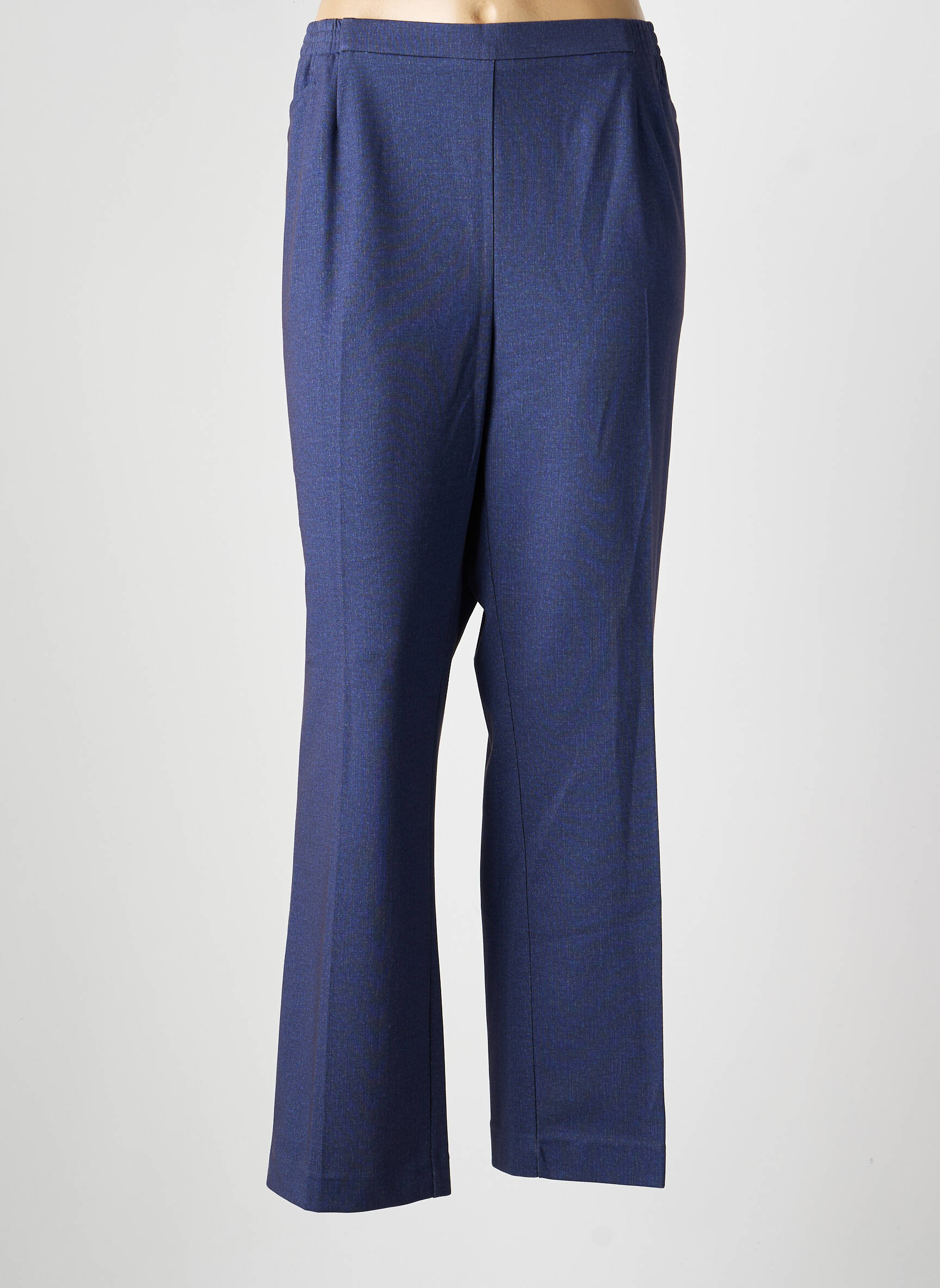 Pantalon droit taille élastique taille normale bleu FINNKARELIA femme