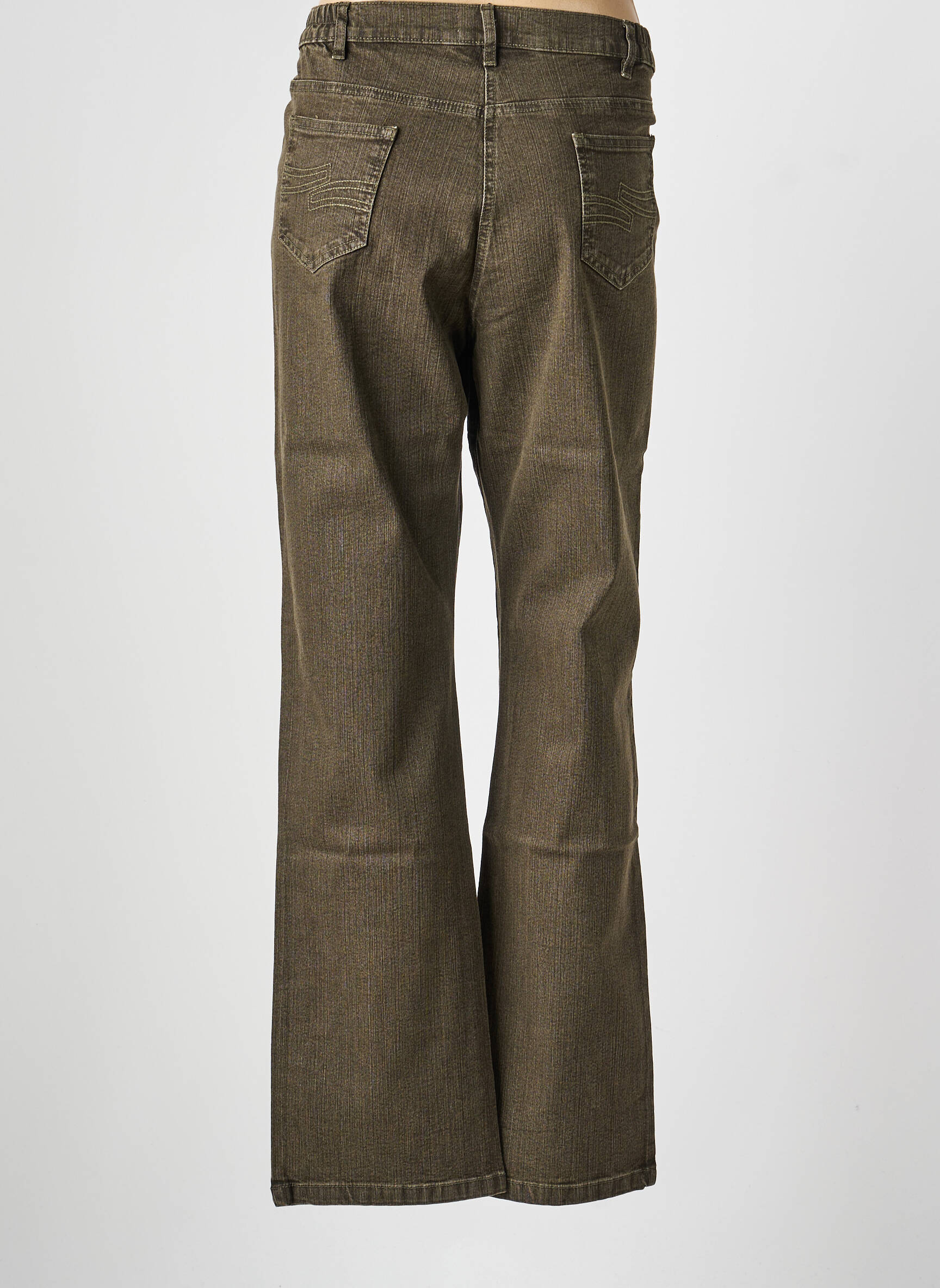 Jeans coupe slim stretch marron KARTING femme