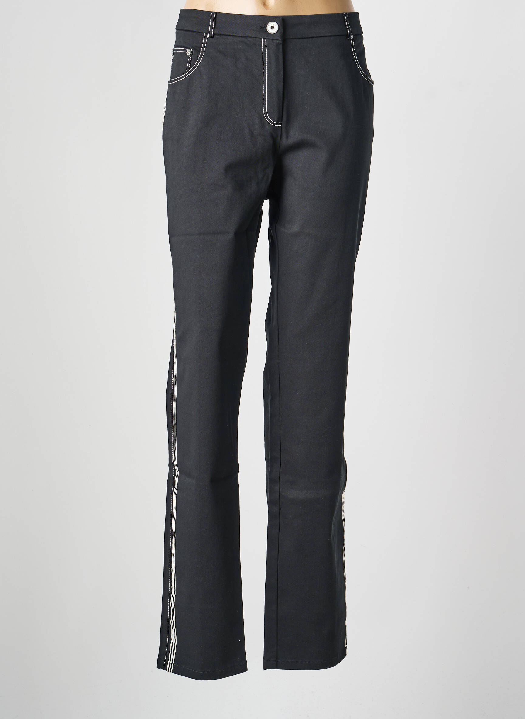 Pantalon slim stretch taille normale noir PAUPORTÉ femme