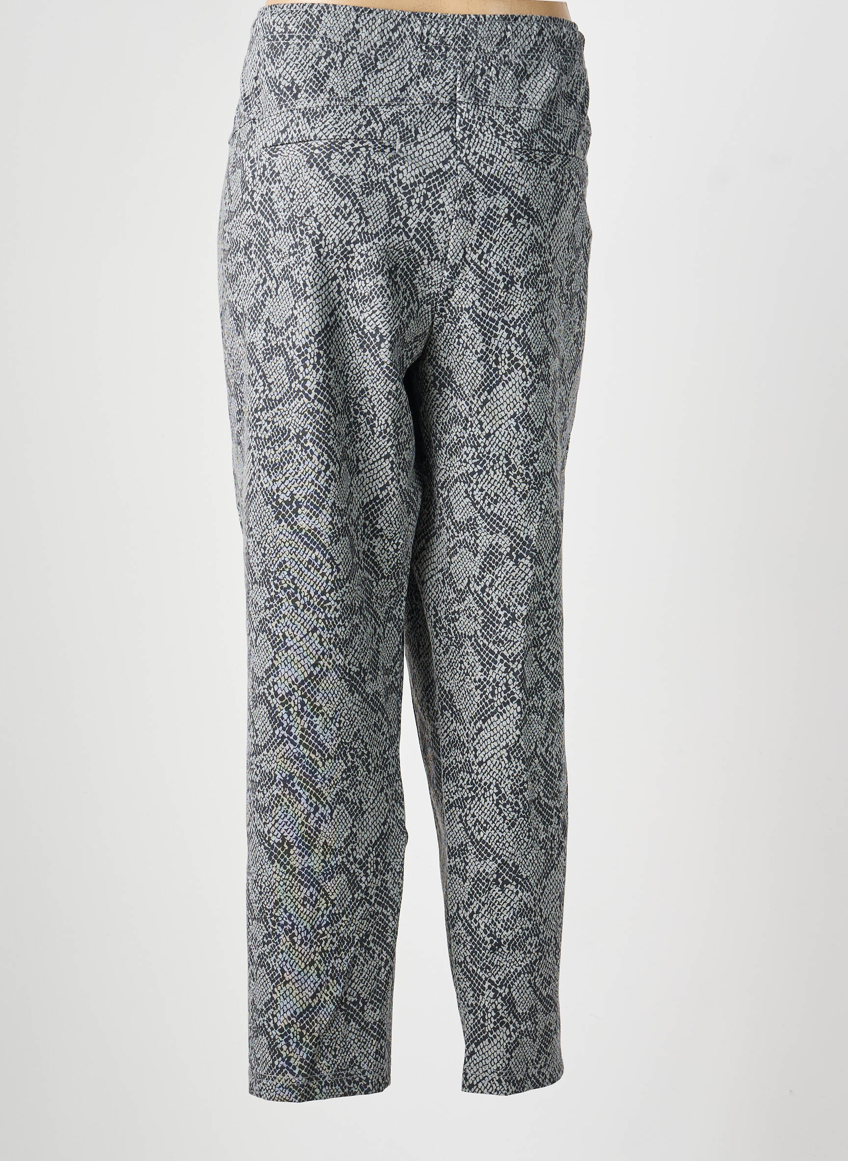 Pantalon droit stretch taille normale gris OLSEN femme