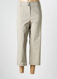 Pantacourt coupe droite taille normale beige PAUSE CAFE femme