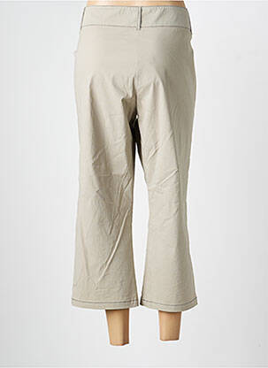 Pantacourt coupe droite taille normale beige PAUSE CAFE femme