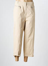 Pantacourt coupe droite taille normale beige LEWINGER femme