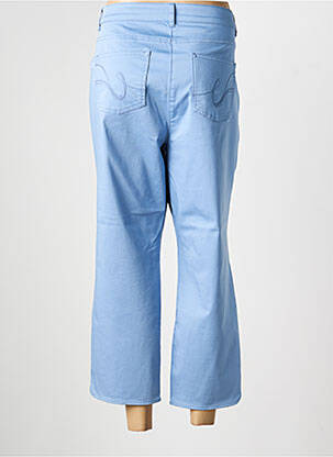 Pantacourt coupe droite taille normale bleu OLSEN femme
