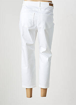 Pantalon 7/8 stretch taille normale blanc OLSEN femme