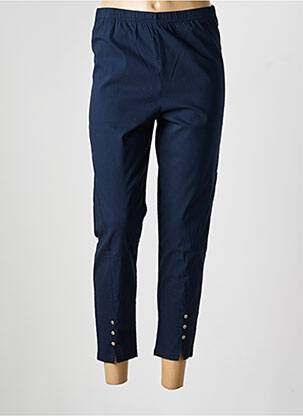 Legging stretch taille normale bleu FRANCK ANNA femme