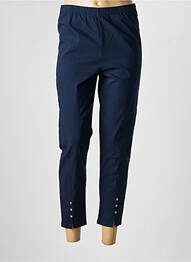 Legging stretch taille normale bleu FRANCK ANNA femme