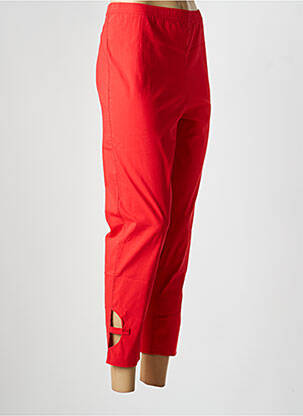 Legging taille normale taille normale rouge FRANCK ANNA femme