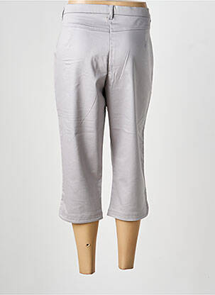 Corsaire tissage popeline taille normale gris CHRISTINE LAURE femme