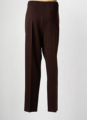 Pantalon slim taille élastique taille normale marron PAUPORTÉ femme