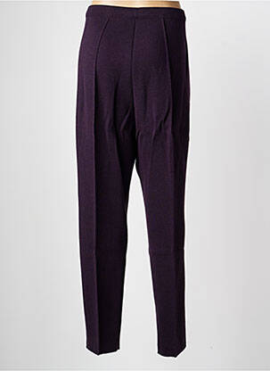 Pantalon slim taille élastique taille normale violet PAUPORTÉ femme