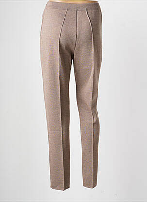 Pantalon slim taille élastique taille normale marron PAUPORTÉ femme