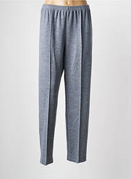Pantalon droit taille élastique taille normale gris GRIFFON femme