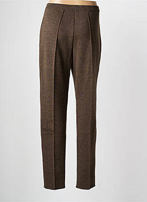 Pantalon slim taille élastique taille normale marron PAUPORTÉ femme