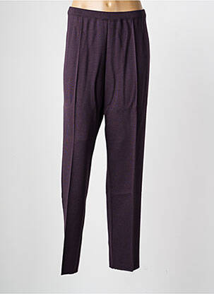 Pantalon slim taille élastique taille normale violet PAUPORTÉ femme
