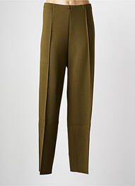 Pantalon slim taille élastique taille normale vert LEWINGER femme