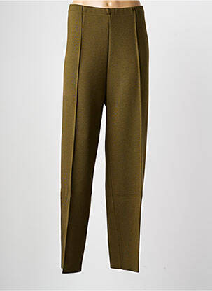 Pantalon slim taille élastique taille normale vert LEWINGER femme