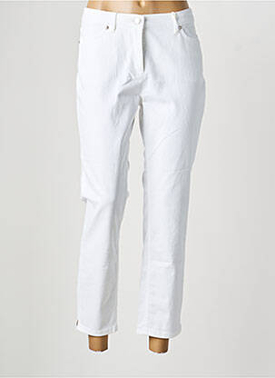 Jeans coupe slim taille normale taille normale blanc TONI femme