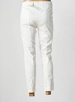 Pantalon 7/8 stretch taille normale beige FRANK WALDER femme
