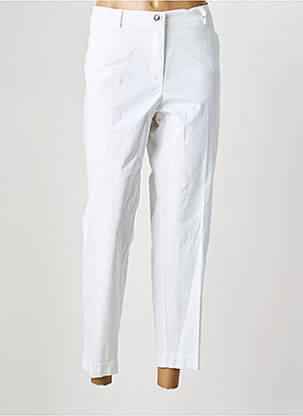 Pantalon 7/8 stretch taille normale blanc TONI femme