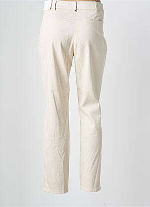 Pantalon chino tissage popeline taille normale beige TONI femme