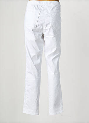 Jegging tissage popeline taille normale blanc FRANK WALDER femme