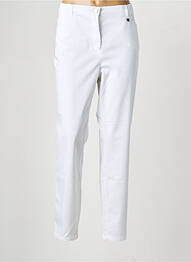 Pantalon slim taille élastique taille normale blanc TONI femme