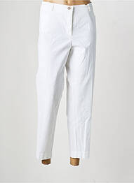 Pantalon slim tissage popeline taille normale blanc TONI femme