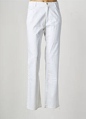 Pantalon slim taille élastique taille normale blanc KARTING femme