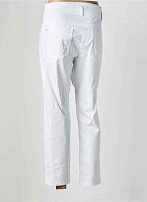 Pantalon 7/8 stretch taille normale blanc OLSEN femme