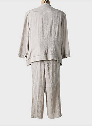 Ensemble pantalon manches longues gris CHRISTINE LAURE femme